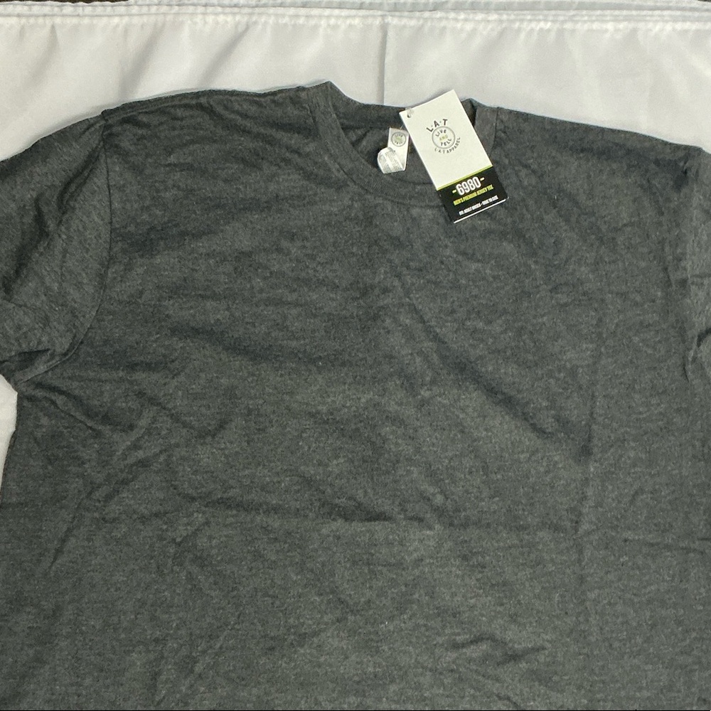 LAT Gray Short Sleeve Men's Tee